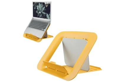 Leitz Nastavitelný stojan pod notebook ERGO Cosy, teplá žlutá Leitz Nastavitelný stojan pod notebook ERGO Cosy, teplá žlutá