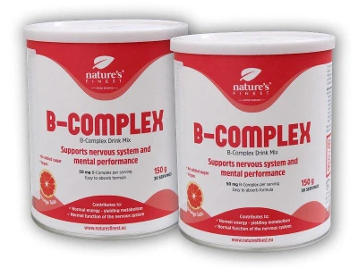 Natures Finest 2x B-complex 150g pomeranč