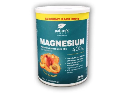 Natures Finest Magnesium drink mix 400mg / serving 200g Natures Finest Magnesium drink mix 400mg / serving 200g