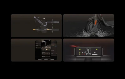 Navee V45i černá elektrická koloběžka