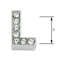 Navlékací písmenka L 12 mm Navlékací písmenka L 12 mm
