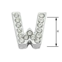 Navlékací písmenka W 18 mm Navlékací písmenka W 18 mm