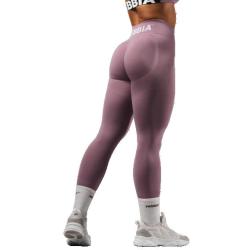 Nebbia Bezešvé extra push-up legíny s vysokým pasem FLOW SEAMLESS 496 POUZE S - modrá (VÝPRODEJ)