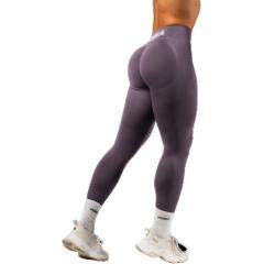 Nebbia Bezešvé extra push-up legíny s vysokým pasem FLOW SEAMLESS 496 POUZE S - modrá (VÝPRODEJ)