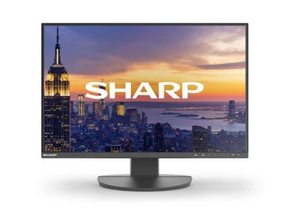 NEC Sharp 24" EA242W Black - 1920x1200, IPS, W-LED, DP, HDMI, DP-OUT, LAN, USB-C, 150 mm height adjustable