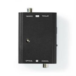 Nedis ACON2507BK - 2cestný | Vstupní konektor: 1x S / PDIF (RCA) Zásuvka / 1x TosLink Zásuvka | Výstupní konektor: 1x S / Nedis ACON2507BK - 2cestný | Vstupní konektor: 1x S / PDIF (RCA) Zásuvka / 1x TosLink Zásuvka | Výstupní konektor: 1x S /
