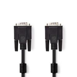 Nedis CCGB59000BK20 - Kabel VGA | VGA Zástrčka - VGA Zástrčka | 2 m | Černá barva Nedis CCGB59000BK20 - Kabel VGA | VGA Zástrčka - VGA Zástrčka | 2 m | Černá barva