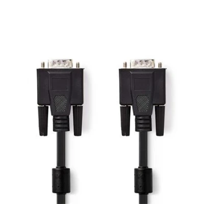 Nedis CCGB59000BK20 - Kabel VGA | VGA Zástrčka - VGA Zástrčka | 2 m | Černá barva Nedis CCGB59000BK20 - Kabel VGA | VGA Zástrčka - VGA Zástrčka | 2 m | Černá barva