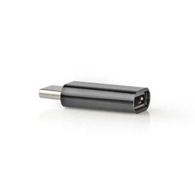 Nedis CCGB60910BK - USB-C Adaptér| USB 2.0 | USB-C™ Zástrčka | USB Micro-B Zásuvka | 480 Mbps | Kulatý | Poniklované Nedis CCGB60910BK - USB-C Adaptér| USB 2.0 | USB-C™ Zástrčka | USB Micro-B Zásuvka | 480 Mbps | Kulatý | Poniklované