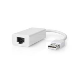 Nedis CCGB60950WT02 - Síťový adaptér USB | USB 2.0 | 100 Mbps | USB-A Zástrčka | RJ45 Zásuvka | 0.20 m | Bílá Nedis CCGB60950WT02 - Síťový adaptér USB | USB 2.0 | 100 Mbps | USB-A Zástrčka | RJ45 Zásuvka | 0.20 m | Bílá