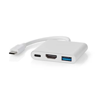 Nedis CCGB64770WT01 - USB Adaptér| USB 3.2 Gen 1 | USB-C Zástrčka | USB-A Zásuvka /USB-C Zásuvka / Výstup HDMI | 0.10 m| Nedis CCGB64770WT01 - USB Adaptér| USB 3.2 Gen 1 | USB-C Zástrčka | USB-A Zásuvka /USB-C Zásuvka / Výstup HDMI | 0.10 m|