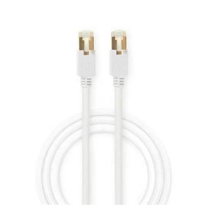 Nedis CCGB85221WT10 - CAT6 S/FTP Síťový Kabel | RJ45 (8P8C) Zástrčka – RJ45 (8P8C) Zástrčka | 1 m | Bílá barva Nedis CCGB85221WT10 - CAT6 S/FTP Síťový Kabel | RJ45 (8P8C) Zástrčka – RJ45 (8P8C) Zástrčka | 1 m | Bílá barva