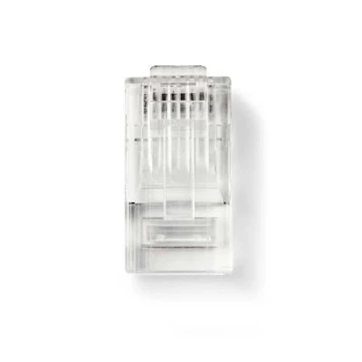 Nedis CCGB89305TP - RJ45 konektor| Zástrčka | Lanko UTP CAT6 | Přímý | Pozlacené | 10 kusů | PVC | Transparentní | Box Nedis CCGB89305TP - RJ45 konektor| Zástrčka | Lanko UTP CAT6 | Přímý | Pozlacené | 10 kusů | PVC | Transparentní | Box