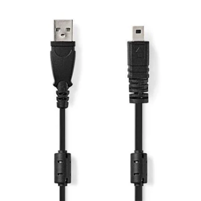 Nedis CCGL60810BK20 - USB Kabel | USB 2.0 | USB-A Zástrčka | UC-E6 8-Pins Zástrčka | 2.00 m | Kulatý | PVC | Černá Nedis CCGL60810BK20 - USB Kabel | USB 2.0 | USB-A Zástrčka | UC-E6 8-Pins Zástrčka | 2.00 m | Kulatý | PVC | Černá