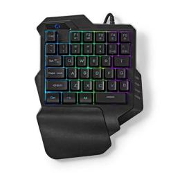 Nedis GKBDS110BK - Kabelová Herní Klávesnice | USB-A | Membránové Keys | RGB | Jednoruční| Délka kabelu: 1.6 m Nedis GKBDS110BK - Kabelová Herní Klávesnice | USB-A | Membránové Keys | RGB | Jednoruční| Délka kabelu: 1.6 m