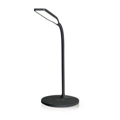 Nedis LTLGQ4M2BK - LED lampička s bezdrátovou nabíječkou | Stmívač | 15 W | S tlumením | černá barva Nedis LTLGQ4M2BK - LED lampička s bezdrátovou nabíječkou | Stmívač | 15 W | S tlumením | černá barva
