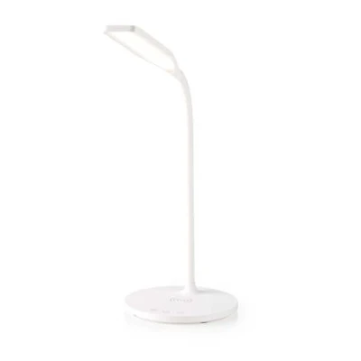 Nedis LTLGQ4M2WT - LED lampička s bezdrátovou nabíječkou | Stmívač | 15 W | S tlumením | Bílá barva Nedis LTLGQ4M2WT - LED lampička s bezdrátovou nabíječkou | Stmívač | 15 W | S tlumením | Bílá barva