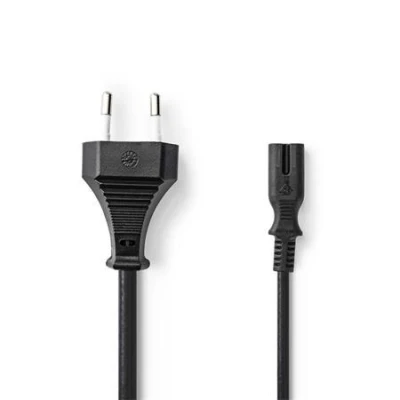 Nedis PCGB11040BK20 - Euro Napájecí Kabel | Rovná Euro Zástrčka – IEC-320-C7 | 2 m | Černý Nedis PCGB11040BK20 - Euro Napájecí Kabel | Rovná Euro Zástrčka – IEC-320-C7 | 2 m | Černý