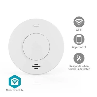 Nedis WIFIDS30WT SmartLife Detektor Kouře| Napájení z baterie | Životnost snímače: 10 Rok | 85 dB | Bílá Nedis WIFIDS30WT SmartLife Detektor Kouře| Napájení z baterie | Životnost snímače: 10 Rok | 85 dB | Bílá