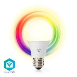 Nedis WIFILRC10E27 - SmartLife LED žárovka | Wi-Fi | E27 | 806 lm | 9 W | RGB / Warm to Cool White | Android / IOS, F Nedis WIFILRC10E27 - SmartLife LED žárovka | Wi-Fi | E27 | 806 lm | 9 W | RGB / Warm to Cool White | Android / IOS, F