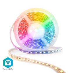 Nedis WIFILS52CRGBW Smart LED pásek Wi-Fi | Více barev | SMD | 5.00 m | IP21 | 2700 - 6500K | 960 lm | Android / IOS Nedis WIFILS52CRGBW Smart LED pásek Wi-Fi | Více barev | SMD | 5.00 m | IP21 | 2700 - 6500K | 960 lm | Android / IOS