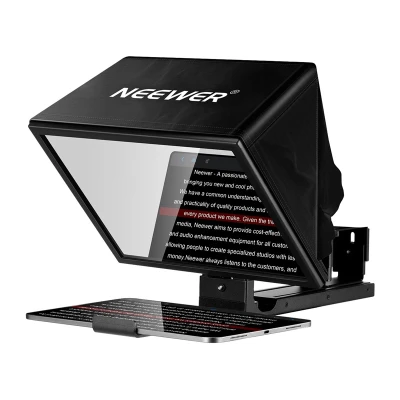 Neewer BASICS X12B 12" nastavitelný černý hliníkový teleprompter