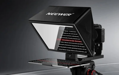 Neewer BASICS X12B 12" nastavitelný černý hliníkový teleprompter