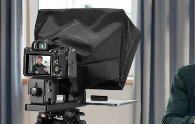 Neewer BASICS X12B 12" nastavitelný černý hliníkový teleprompter
