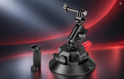 Neewer CA105 4.5 černý držák s přísavkou na fotoaparát nebo telefon