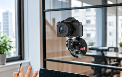 Neewer CA105 4.5 černý držák s přísavkou na fotoaparát nebo telefon
