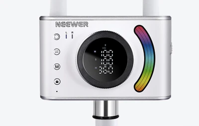 Neewer BH40C bílá flexibilní osvětlovací sada se dvěma rameny