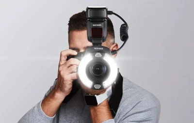 Neewer RF1-C černý kruhový makro blesk
