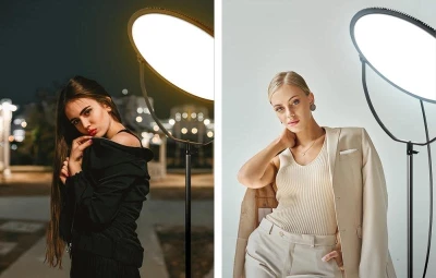 Neewer GR18C kulatý LED panel pro boční osvětlení