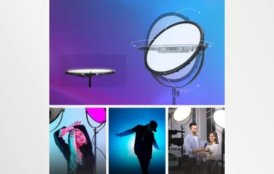 Neewer GR18C kulatý LED panel pro boční osvětlení