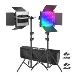 Neewer Lampa LED 2×660 PRO II RGB 2×200CM