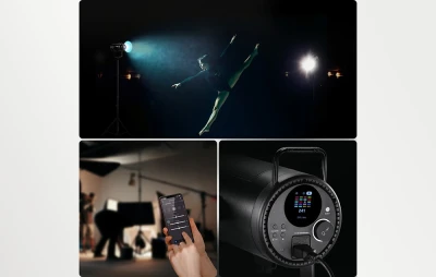 Neewer CB200C RGB černo-stříbrné LED video světlo