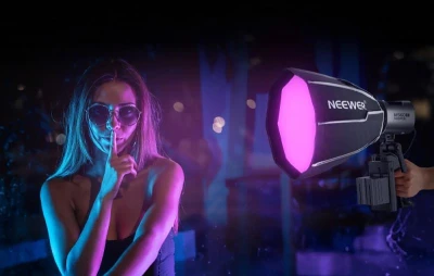 Neewer NS4P černý osmiboký softbox s upevňovacím systémem