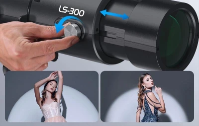 Neewer LS-300 300 W černý reflektor s uchycením Bowens