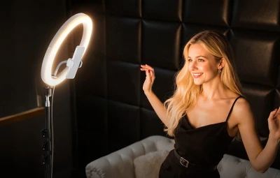 Neewer RH12B 12" černé LED kruhové světlo