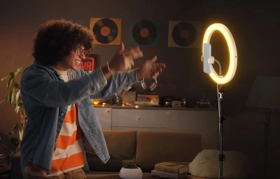Neewer RH12B 12" černé LED kruhové světlo