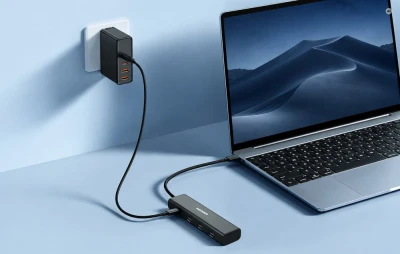 Neewer PS020E 4-in-1 černý rozbočovač USB-C se 4 porty