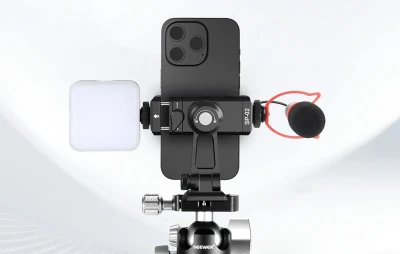 Neewer SP-02 černý rychloupínací držák telefonu s adaptérem Arca