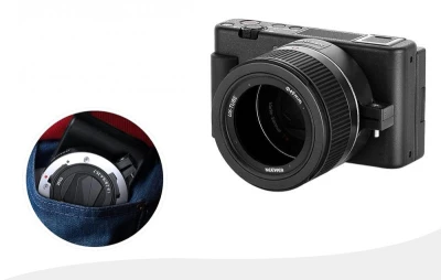 Neewer širokoúhlý a makroobjektiv 2v1 pro Sony ZV1 černý
