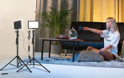 Neewer Studiová sada ZC-10S dvě LED světla + filtry + stativy