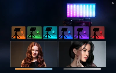 Neewer BASICS SL90C černé studiové RGB LED video světlo