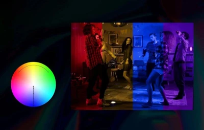 Neewer TL98C DMX černá LED světelná tyč
