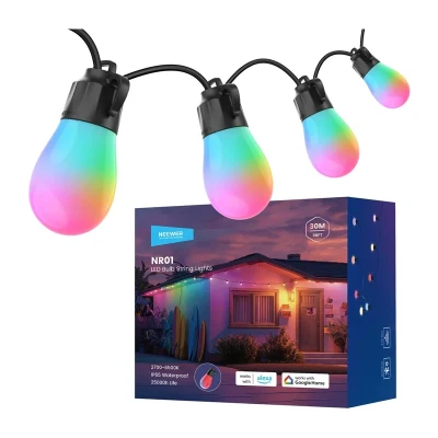 Neewer NR01 RGB teplá bílá 30 m IP65 venkovní řetězová světla