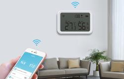 Neo Snímač teploty a vlhkosti NAS-TH02W s displejem Wi-Fi TUYA