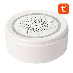 Neo Chytrá poplašná siréna WiFi NAS-AB02WT s čidlem vlhkosti a teploty TUYA