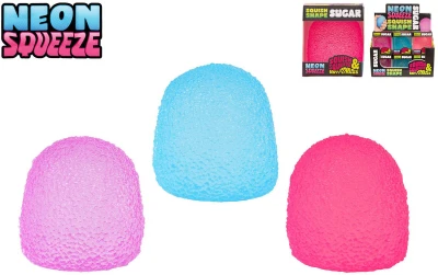 Neon squeeze sugar mačkací strečová cukrová homole antistresová